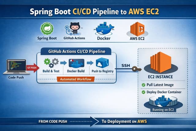 🚀 Deploying a Spring Boot Application on AWS EC2 with CI/CD Using GitHub Actions & Docker..